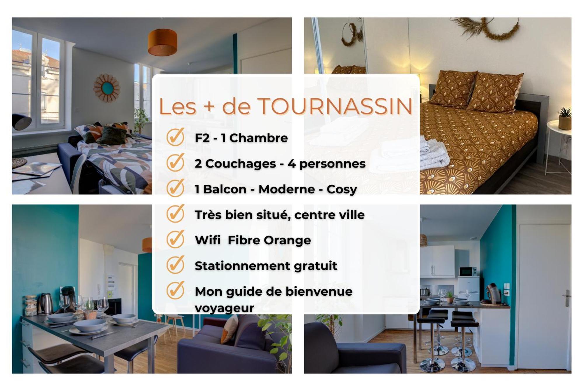 Апартаменты Le Tournassin-Balcon-Stationnement Gratuit Бург-ан-Бресс Экстерьер фото